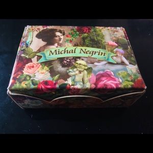 Vintage Michal Negrin ring /swarovski crystals